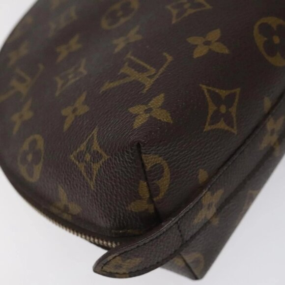 LOUIS VUITTON Monogram Trousse Demi Ronde Cosmetic Pouch M47520 LV Auth 126544 - Picture 13 of 16